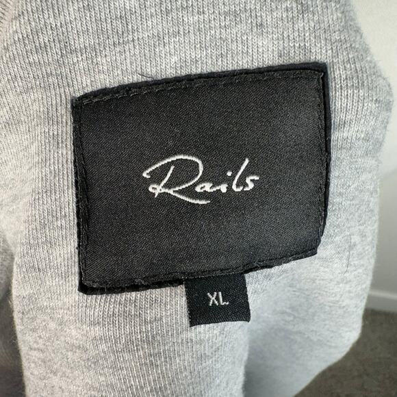 Rails Women’s Thurston Crop Jacket in Heathered Grey Size X-Large - Picture 4 of 14